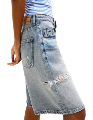 Tommy Hilfiger Jeans short femme denim bleu