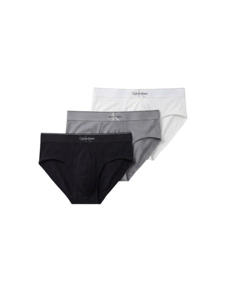 Slip homme noir CK – lot de 3 coton essentiel