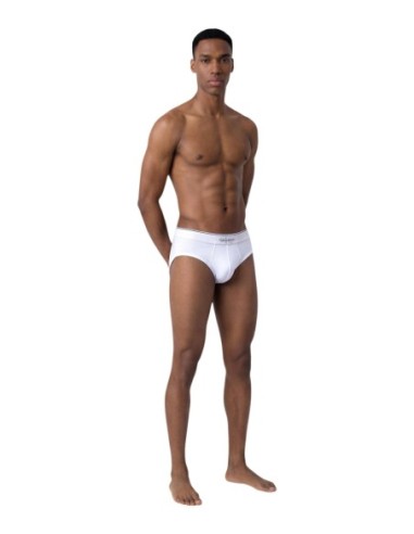 Slip homme noir CK – lot de 3 coton essentiel