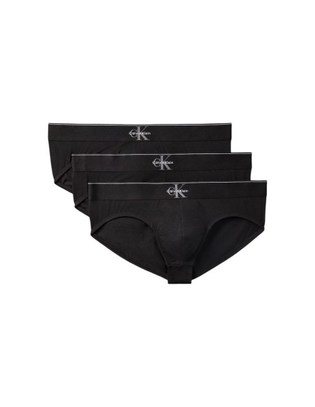 Slip homme noir CK – lot de 3 standard coton