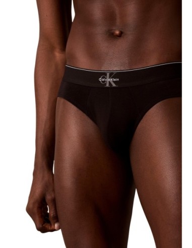 Slip homme noir CK – lot de 3 standard coton