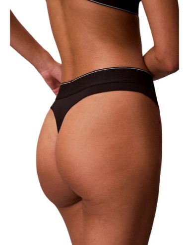Calvin Klein Underwear string femme noir