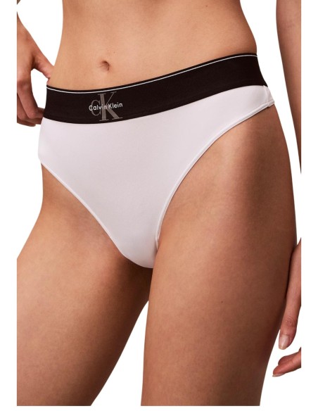 Calvin Klein Underwear string femme blanc