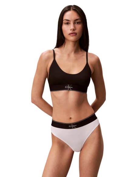 Calvin Klein Underwear string femme blanc