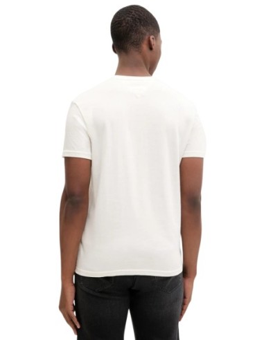 Tommy Hilfiger Jeans t-shirt homme blanc coton bio