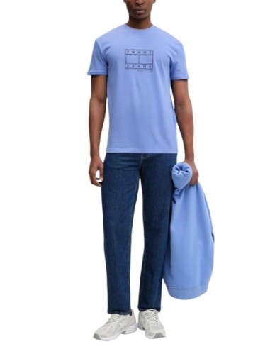 Tommy Hilfiger Jeans t-shirt homme bleu azur