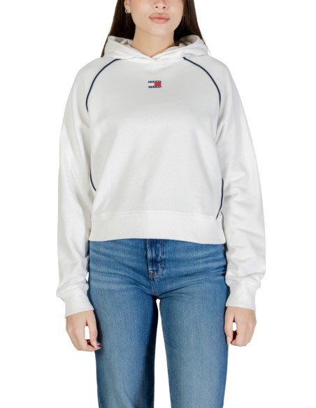 Tommy Hilfiger Jeans sweat femme blanc