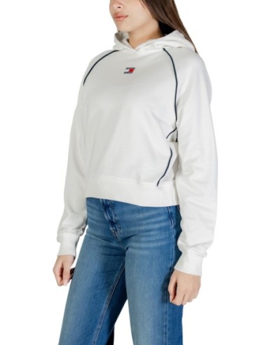 Tommy Hilfiger Jeans sweat femme blanc