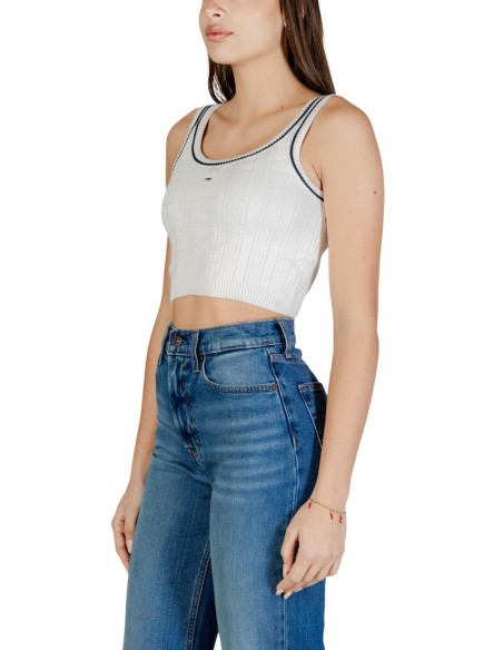 Tommy Hilfiger Jeans débardeur femme blanc