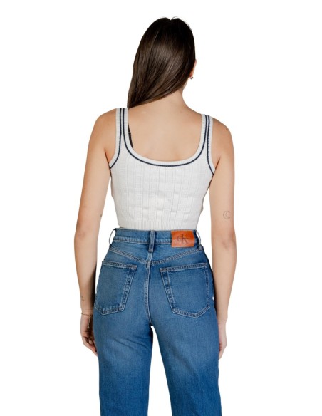 Tommy Hilfiger Jeans débardeur femme blanc