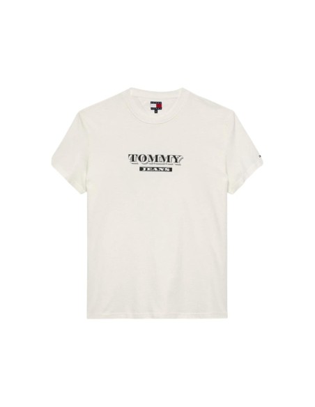 Tommy Hilfiger Jeans t-shirt homme beige imprimé