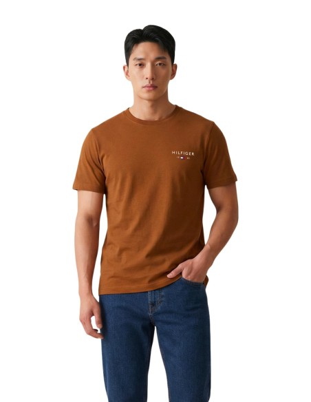 Tommy Hilfiger Jeans t-shirt homme marron