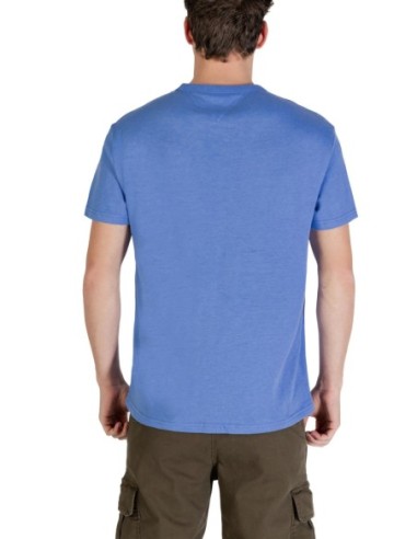 Tommy Hilfiger Jeans t-shirt homme bleu azur coton bio