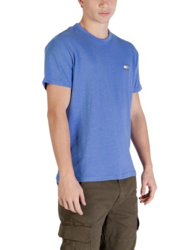 Tommy Hilfiger Jeans t-shirt homme bleu azur coton bio