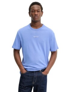 Tommy Hilfiger Jeans t-shirt homme bleu azur