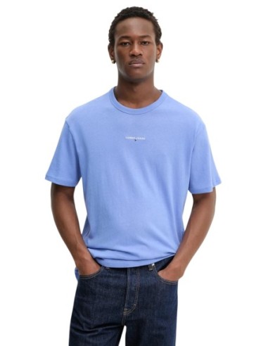 Tommy Hilfiger Jeans t-shirt homme bleu azur