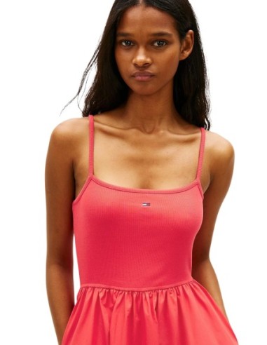 Tommy Hilfiger Jeans robe femme rouge