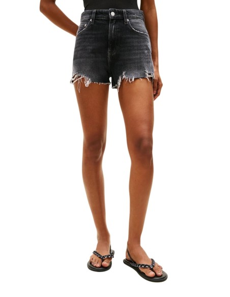 Tommy Hilfiger Jeans short femme noir