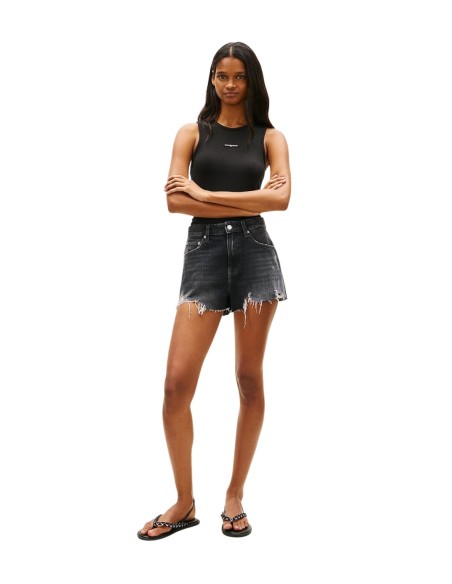 Tommy Hilfiger Jeans short femme noir
