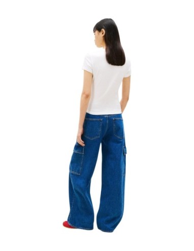 Tommy Hilfiger Jeans t-shirt femme blanc imprimé