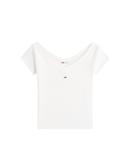 Tommy Hilfiger Jeans top femme beige col bateau