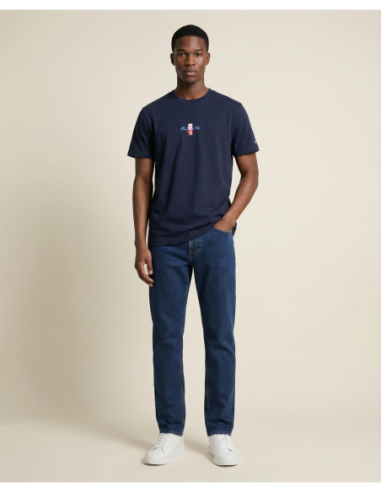 Tommy Hilfiger Jeans t-shirt homme bleu imprimé