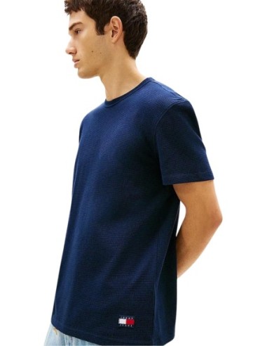 Tommy Hilfiger Jeans t-shirt homme bleu coton bio