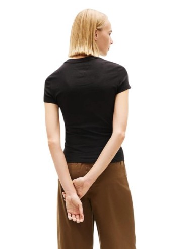 Tommy Hilfiger Jeans t-shirt femme noir imprimé