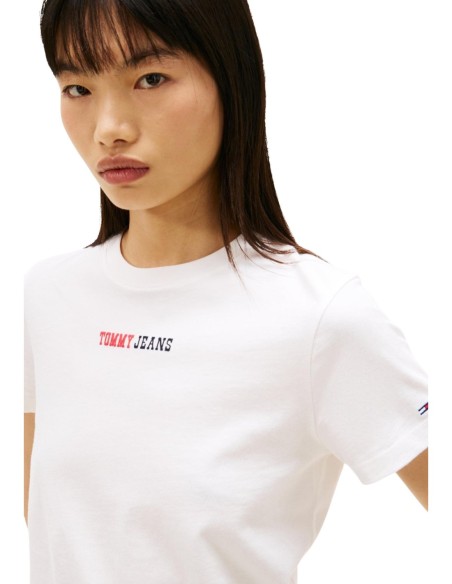 Tommy Hilfiger Jeans t-shirt femme beige