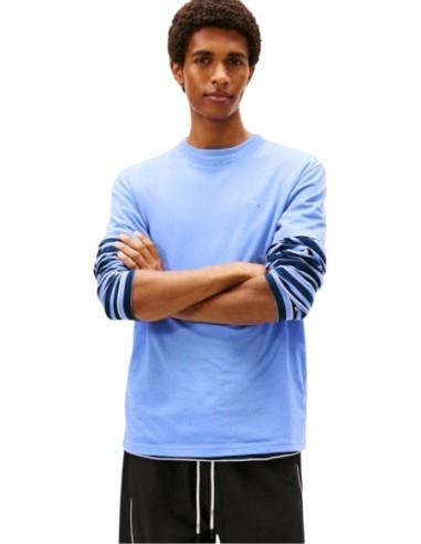 Tommy Hilfiger Jeans t-shirt homme bleu azur