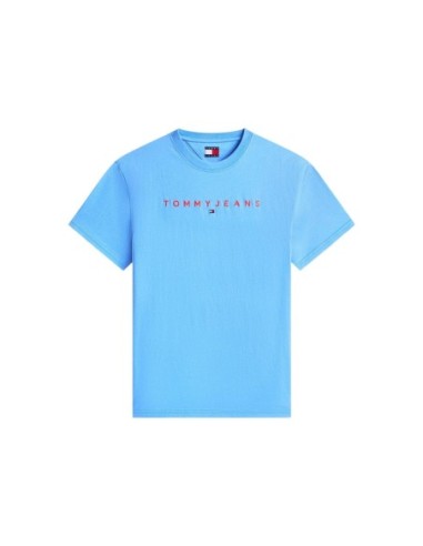 Tommy Hilfiger Jeans t-shirt homme bleu azur imprimé
