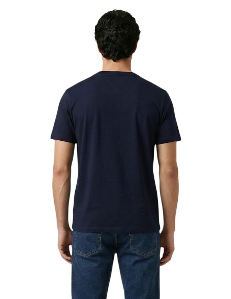 Tommy Hilfiger Jeans t-shirt homme bleu imprimé