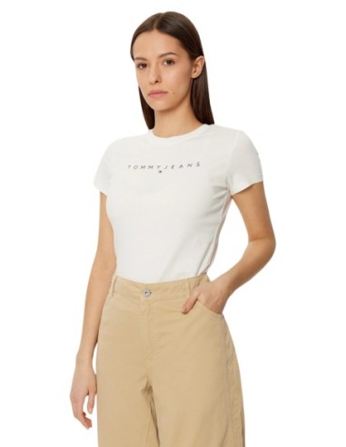 Tommy Hilfiger Jeans t-shirt femme beige
