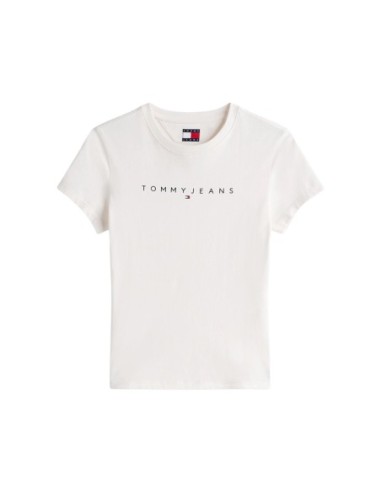 Tommy Hilfiger Jeans t-shirt femme beige