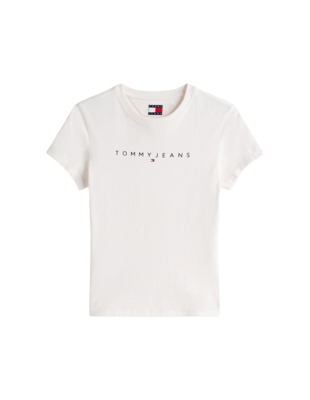 Tommy Hilfiger Jeans t-shirt femme beige