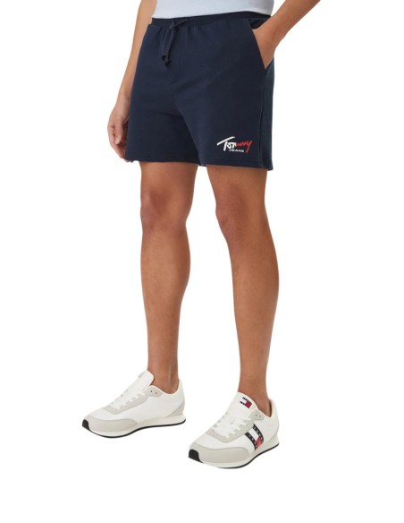 Tommy Hilfiger Jeans bermuda homme bleu cordon