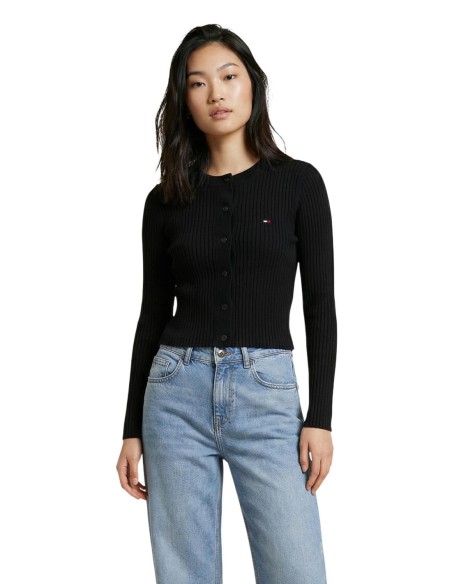Tommy Hilfiger Jeans cardigan femme noir