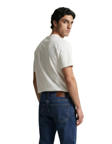 Tommy Hilfiger Jeans t-shirt homme beige coton bio