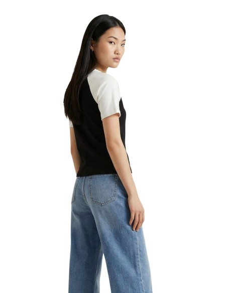 Tommy Hilfiger Jeans t-shirt femme noir imprimé