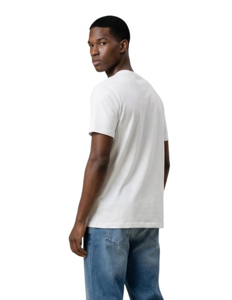 Tommy Hilfiger Jeans t-shirt homme blanc coton bio