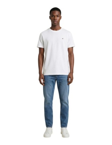 Tommy Hilfiger Jeans t-shirt homme blanc coton bio