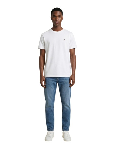 Tommy Hilfiger Jeans t-shirt homme blanc coton bio