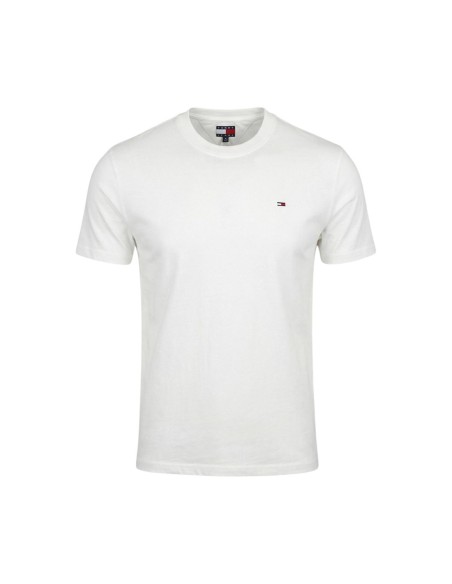 Tommy Hilfiger Jeans t-shirt homme blanc coton bio