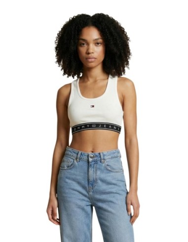 Tommy Hilfiger Jeans top femme blanc