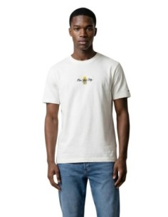 Tommy Hilfiger Jeans t-shirt homme blanc imprimé