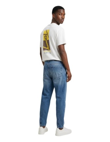 Tommy Hilfiger Jeans t-shirt homme blanc imprimé