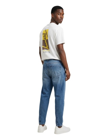 Tommy Hilfiger Jeans t-shirt homme blanc imprimé
