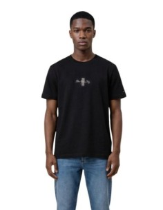 Tommy Hilfiger Jeans t-shirt homme noir imprimé