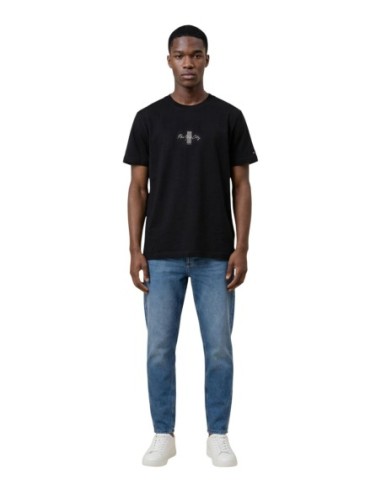 Tommy Hilfiger Jeans t-shirt homme noir imprimé