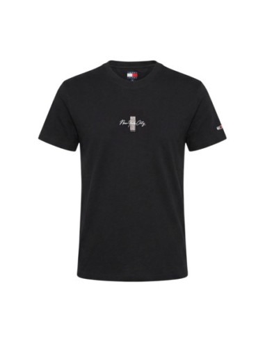 Tommy Hilfiger Jeans t-shirt homme noir imprimé